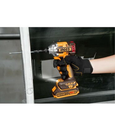 AVVITATORE AD IMPULSI 285N.M BUSHLESS CON 2 BATTERIE 2Ah INGCO