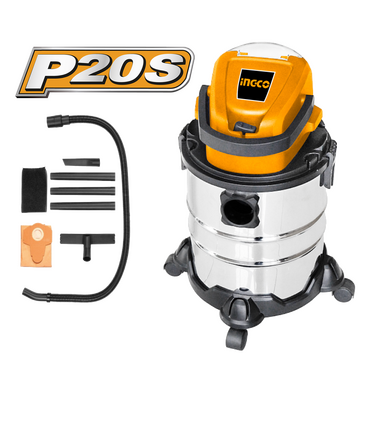 BIDONE ASPIRAPOLVERE BATTERIA 20V - NUDO INGCO