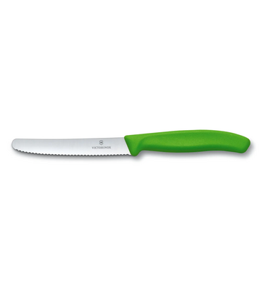 Victorinox Coltello da Cucina Punta Tonda Seghettato - 11cm