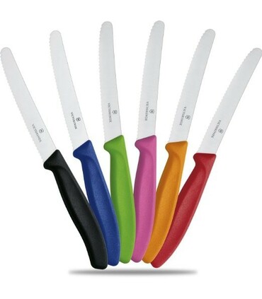 Victorinox Coltello da Cucina Punta Tonda Seghettato - 11cm