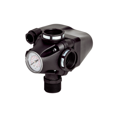 Pressostato per Autoclave con Manometro e Raccordo a tre vie