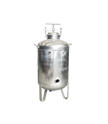 Fertilizzatore Verticale in acciaio zincato completo di manometro e raccorderia