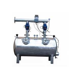 Filtro a Quarzite doppia camera zincato DN80 con Kit controlavaggio Automatico