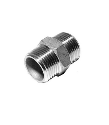 Nipplo in acciaio Zincato