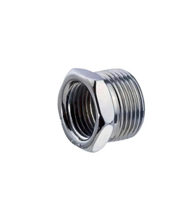 Riduzione filettata maschio femmina in acciao zincato