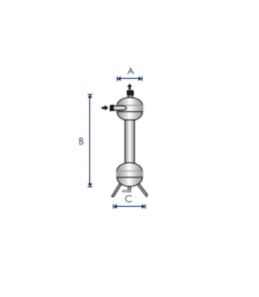 Filtro Idrociclone Acciaio Zincato Filettato per pulizia sisitemi irrigazione