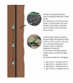 Kit Irrigazione a goccia automatico 50 mq con centralina Connect DC Battery + Elettrovalvola 9V