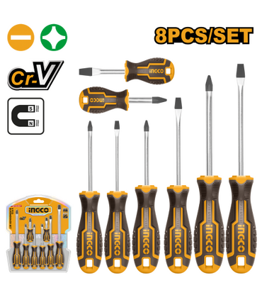 SET 8 CACCIAVITI INGCO