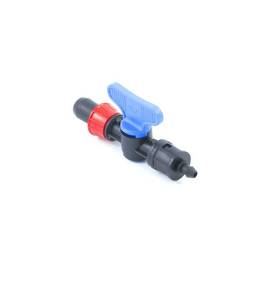 Valvola con attacco Tape 16 mini derivazione da tubo PE BD