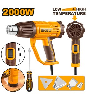 TERMOSOFFIATORE 200W C/ACCESSORI INGCO