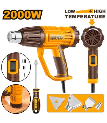 TERMOSOFFIATORE 200W C/ACCESSORI INGCO