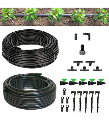 Kit irrigazione Orto Giardino 25 mq P. 20 Ala Gocciolante Orto e Giardino