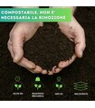 Telo pacciamatura biodegradabile forato ogni 60 cm largh. 100 cm