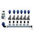 KIT RAIN IRRIGAZIONE CON 6 ELETTROVALVOLE 24V + CENTRALINA i-DIAL OUTDOOR 6 ZONE ORTO GIARDINO