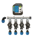 KIT IRRIGAZIONE AUTOMATICA CON QUATTRO ELETTROVALVOLE + PROGRAMMATORE AMICO PRO