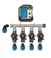 KIT IRRIGAZIONE AUTOMATICA CON QUATTRO ELETTROVALVOLE + PROGRAMMATORE AMICO PRO