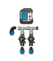 KIT IRRIGAZIONE AUTOMATICA CON DUE ELETTROVALVOLE + PROGRAMMATORE AMICO PRO