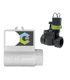 KIT IRRIGAZIONE AUTOMATICA CON CENTRALINA CONNECT DC BATTERY ED ELETTROVALVOLA 9V 1''