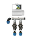 KIT IRRIGAZIONE AUTOMATICA CON DUE ELETTROVALVOLE + PROGRAMMATORE CONNECT DC BATTERY