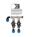 KIT IRRIGAZIONE AUTOMATICA CON DUE ELETTROVALVOLE + PROGRAMMATORE CONNECT DC BATTERY
