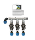 KIT IRRIGAZIONE AUTOMATICA CON TRE ELETTROVALVOLE + PROGRAMMATORE CONNECT DC BATTERY