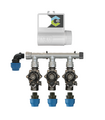 KIT IRRIGAZIONE AUTOMATICA CON TRE ELETTROVALVOLE + PROGRAMMATORE CONNECT DC BATTERY