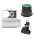 KIT IRRIGAZIONE AUTOMATICA CON CENTRALINA CONNECT DC BATTERY + ELETTROVALVOLA 9V 1'' E POZZETTO CIRCOLARE 15 CM