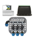 KIT ALL IN ONE CON 3 ELETTROVALVOLE 9V + CENTRALINA CONNECT DC BATTERY + POZZETTO 115