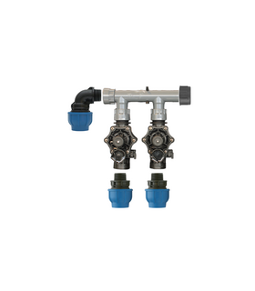 KIT RAIN CON 2 ELETTROVALVOLE 24V PER IRRIGAZIONE AUTOMATICA AMPLIABILE