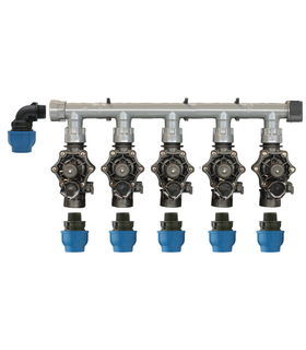 KIT RAIN CON 5 ELETTROVALVOLE 24V PER IRRIGAZIONE AUTOMATICA AMPLIABILE