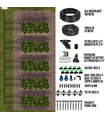Kit Irrigazione a goccia automatico 100 mq con centralina Connect DC Battery + Elettrovalvola 9V