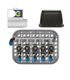 KIT ALL IN ONE CON 5 ELETTROVALVOLE 9V + CENTRALINA CONNECT DC BATTERY + POZZETTO 115