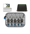 KIT ALL IN ONE CON 5 ELETTROVALVOLE 9V + CENTRALINA CONNECT DC BATTERY + POZZETTO 115