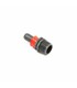 Raccordo filettato per manichetta leggera 16 x 3/4 con anello tape a strappo