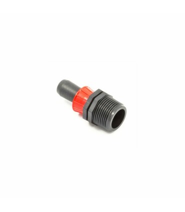 Raccordo filettato per manichetta leggera 16 x 3/4 con anello tape a strappo