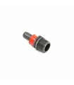 Raccordo filettato per manichetta leggera 16 x 3/4 con anello tape a strappo