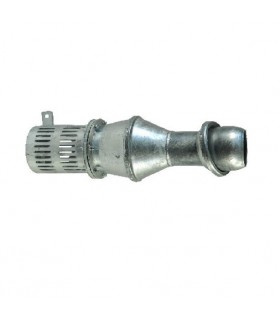 VALVOLA DI FONDO DRITTA ZINCATA CON GIUNTO MASCHIO