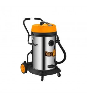 BIDONE ASPIRAPOLVERE/LIQUIDI INOX 75LT – 2X1200W