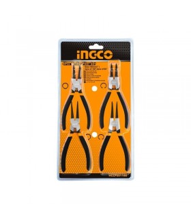 SET 4 PINZE PER ANELLI ELASTICI DI SICUREZZA INGCO