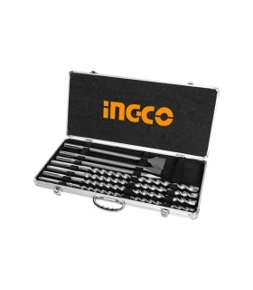 SET PUNTE E SCALPELLI SDS MAX CON VALIGETTA INGCO