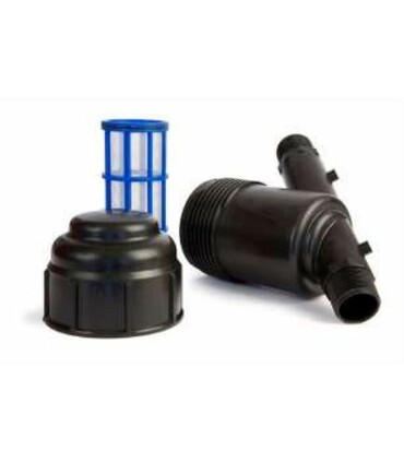 FILTRO A RETE CON SCARICO 1" 1/2 PER ACQUA PULITA - IMPIANTI AGRICOLTURA GIARDINO E ORTO