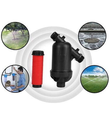 Filtro a Dischi in Plastica per Acqua Pulita Impianti Giardino e Orto