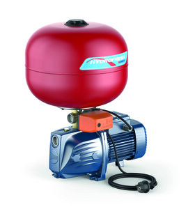 HYDROFRESH 24 SF Elettropompa JSWm 2CX + IDROSFERA DA 24 LITRI GRUPPO AUTOMATICO DI PRESSIONE AUTOCLAVE