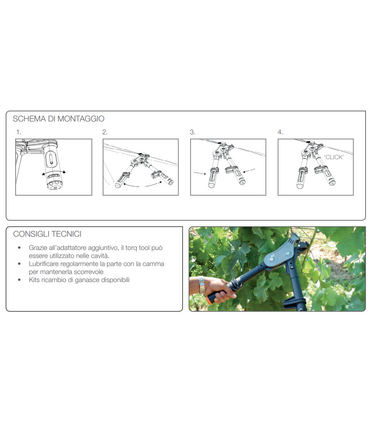 TENDITORE GRIPPLE TENDIFILI TORQ TENSIONING TOOL FINO A 400KG FILO FINO A 6mm