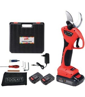FORBICE DA POTATURA A BATTERIA EASYCUT PRO 40 STARS CON VALIGETTA + 2 BATTERIE A LITIO