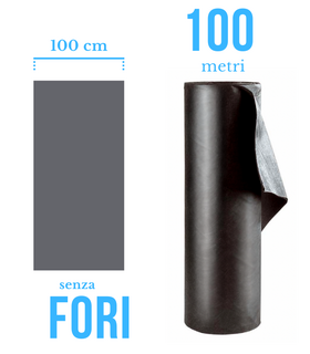 TELO FILM PACCIAMATURA non FORATO BOBINA DA 100 m LARG. 1 m BIO ORTO