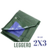TELO OCCHIELLATO Misura 2 x 3 mt 90 gr VERDE BLU IMPERMEABILE COPRITUTTO MULTIUSO
