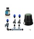 KIT CON ELETTROVALVOLE 9V + PROGRAMMATORE AMICO PRO 2 ZONE + POZZETTO PER IRRIGAZIONE AUTOMATICA