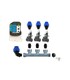 KIT CON TRE ELETTROVALVOLE + PROGRAMMATORE AMICO PRO 3 ZONE PER IRRIGAZIONE AUTOMATICA AMPLIABILE