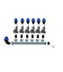 KIT RAIN CON 6 ELETTROVALVOLE 24V PER IRRIGAZIONE AUTOMATICA AMPLIABILE
